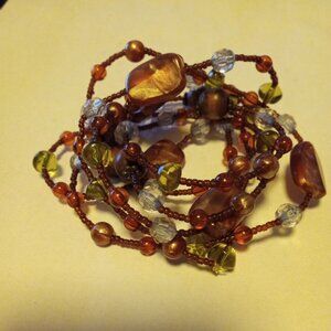 Vintage Multiple Color Beaded Necklace